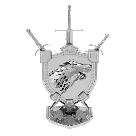 Metal Earth Premium Series Game of Thrones House Stark Sigil 